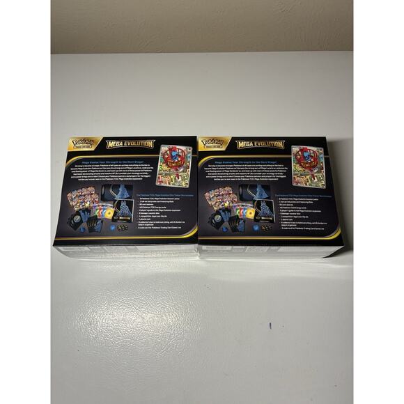 Pokemon TCG Mega Evolution Lucario Elite Trainer Box ETB New Sealed LOT OF 2 🔥 - Picture 4 of 4